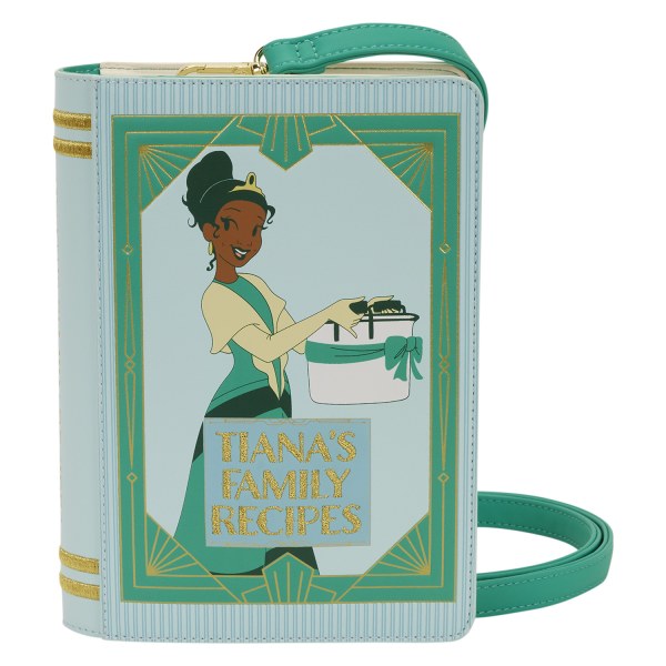 TIANA RECEPTENBOEK SCHOUDEDTAS - DISNEY LOUNGEFLY DE PRINSES EN DE KIKKER