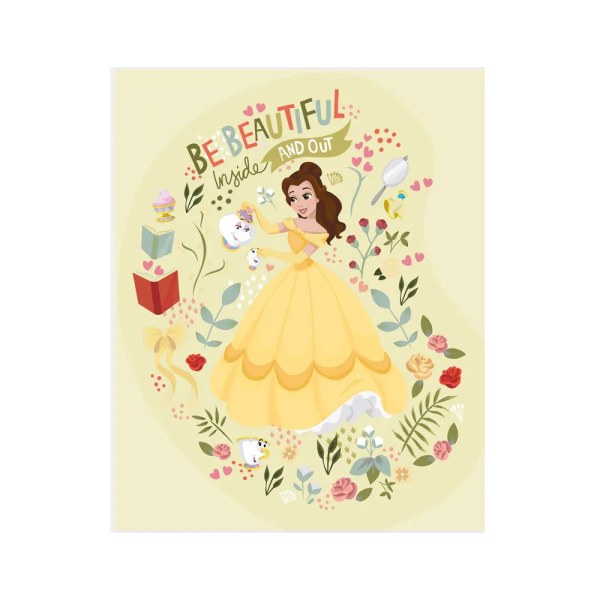Bedrukte canvasprint van Belle - Disney's Belle en het Beest