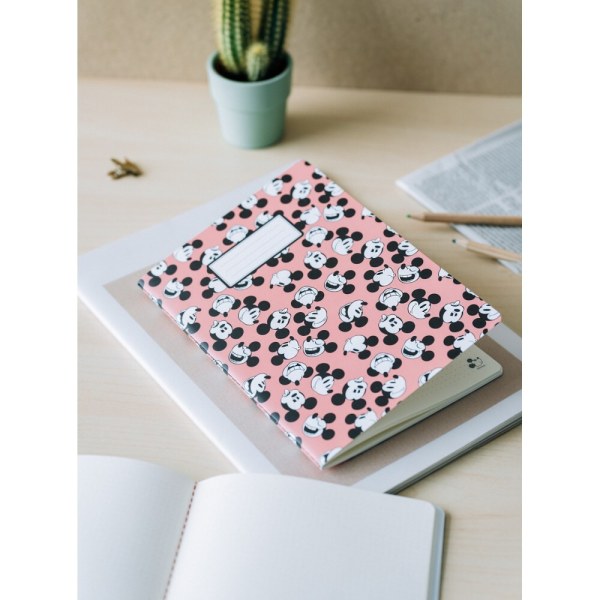 PAK VAN 3 A5 MICKEY MUIS NOTITIEBOEKEN 100-JARIG JUBILEUM - DISNEY