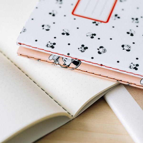PAK VAN 3 A5 MICKEY MUIS NOTITIEBOEKEN 100-JARIG JUBILEUM - DISNEY