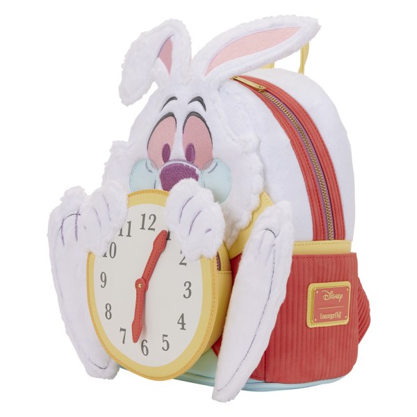 WHITE RABBIT MINI RUGZAK - LOUNGEFLY DISNEY ALICE IN WONDERLAND