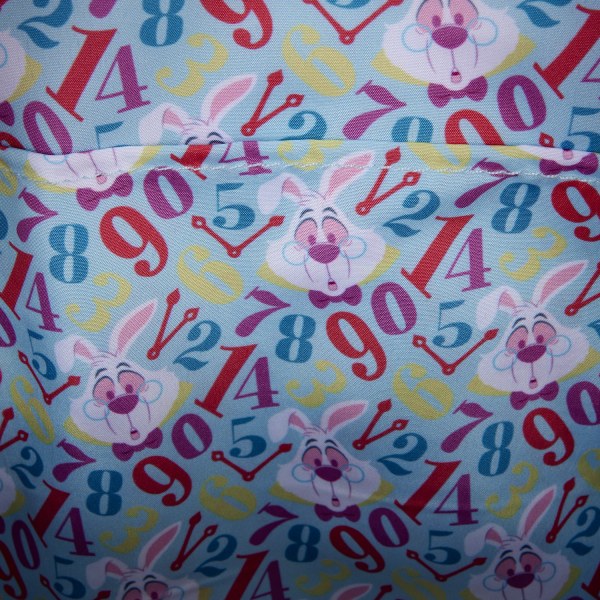 WHITE RABBIT MINI RUGZAK - LOUNGEFLY DISNEY ALICE IN WONDERLAND