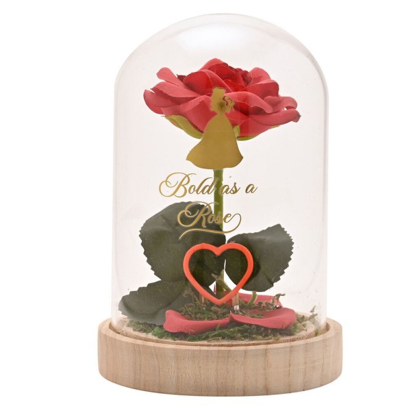 Belle lichtgevende decoratieve glazen stolp - Disney Pastel Princess