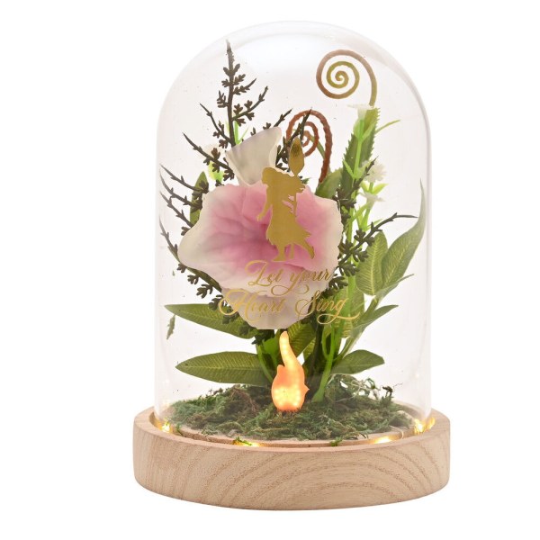 Vaiana verlichte decoratieve glazen stolp - Disney Pastel Princesse