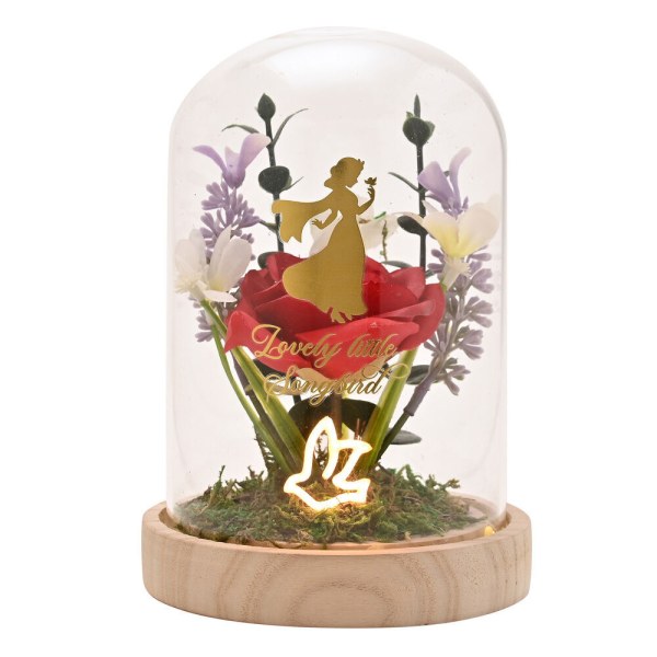 Decoratieve en verlichte Sneeuwwitje -stolp - Disney Pastel Princess