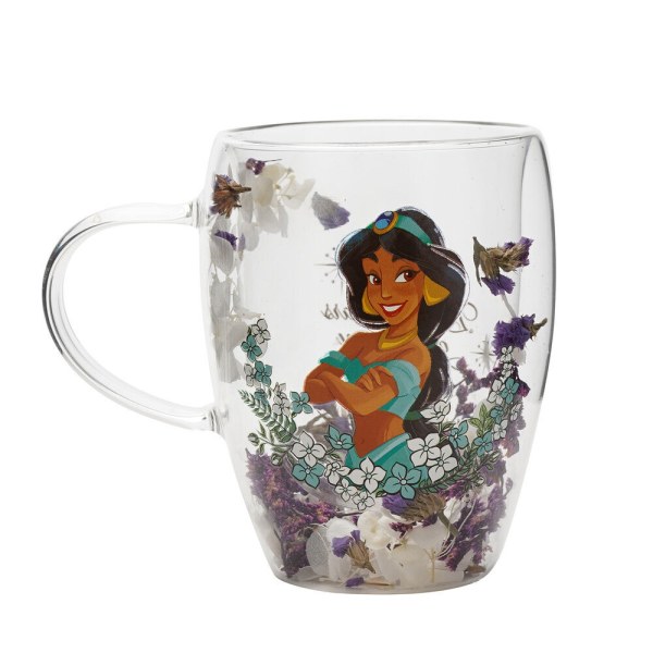 Glazen beker met Jasmine - Disney Pastel Princess