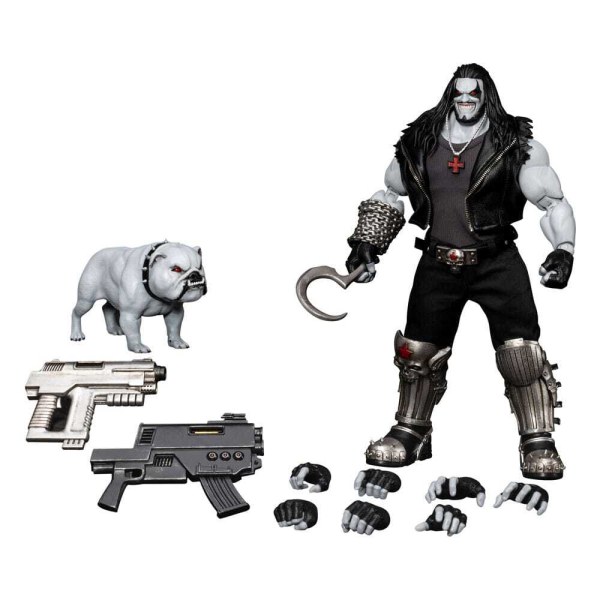DC Comics actiefiguur Dynamic Action Heroes 1/9 Lobo Deluxe -versie 23 cm