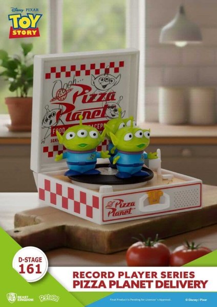 Toy Story platenspeler serie Pizza Planet bezorger PVC figuur 12cm