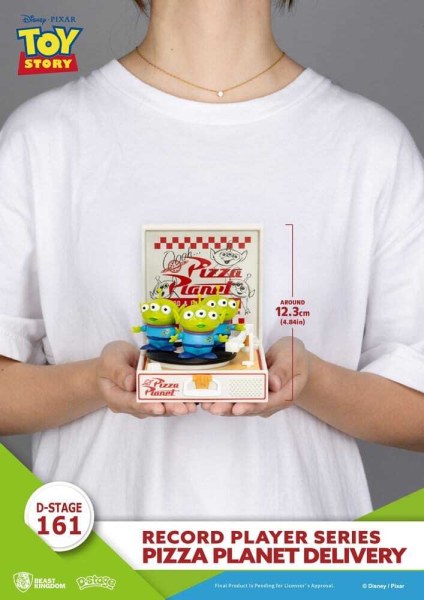 Toy Story platenspeler serie Pizza Planet bezorger PVC figuur 12cm