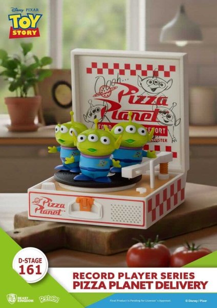 Toy Story platenspeler serie Pizza Planet bezorger PVC figuur 12cm