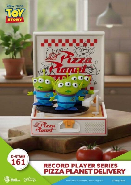 Toy Story platenspeler serie Pizza Planet bezorger PVC figuur 12cm