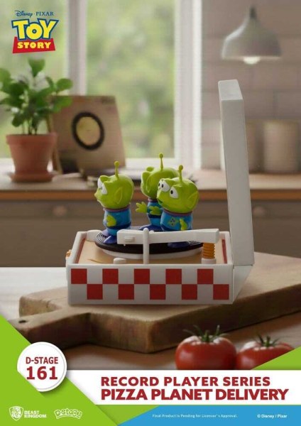 Toy Story platenspeler serie Pizza Planet bezorger PVC figuur 12cm