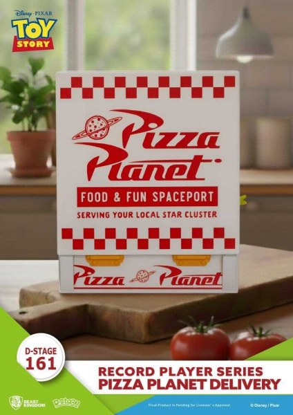 Toy Story platenspeler serie Pizza Planet bezorger PVC figuur 12cm
