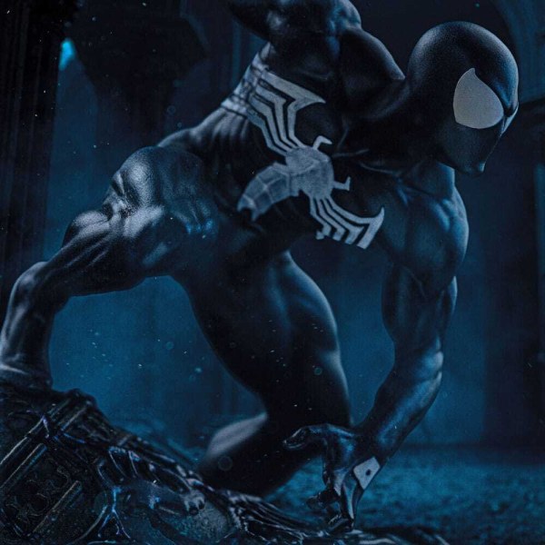 Art Scale Spider-Man Zwart Kostuum 20 cm - Iron Studios Marvel
