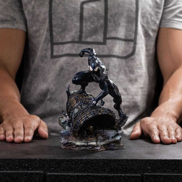 Art Scale Spider-Man Zwart Kostuum 20 cm - Iron Studios Marvel