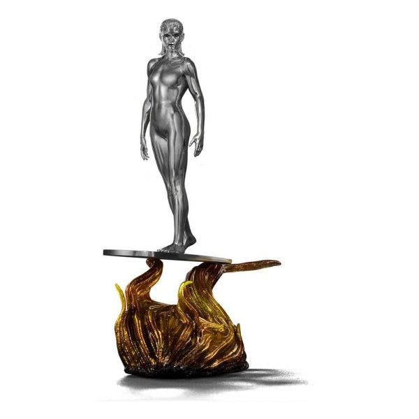 Zilveren Surfer Art Scale 27 cm - Iron Studios Fantastic Four