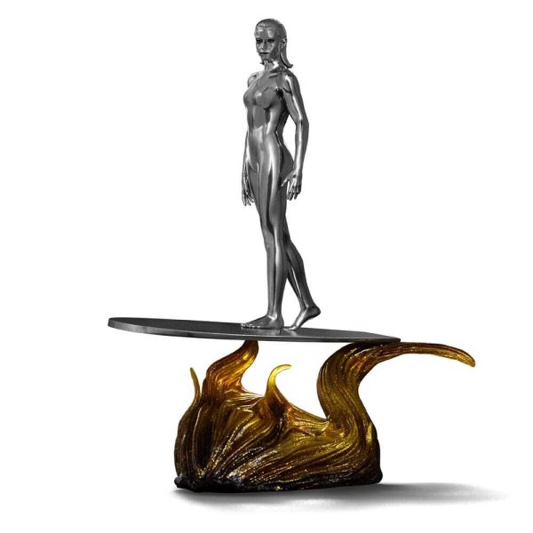 Zilveren Surfer Art Scale 27 cm - Iron Studios Fantastic Four
