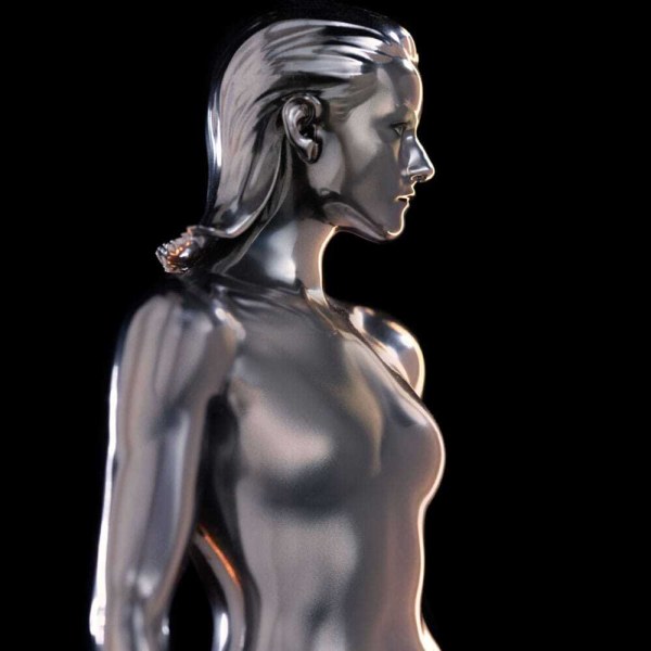 Zilveren Surfer Art Scale 27 cm - Iron Studios Fantastic Four