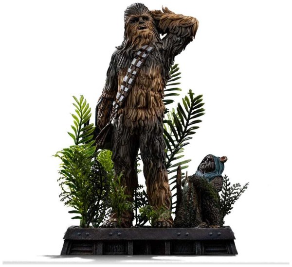Art Scale Chewbacca en Tokkat 22 cm - Iron Studios Star Wars Episode VI