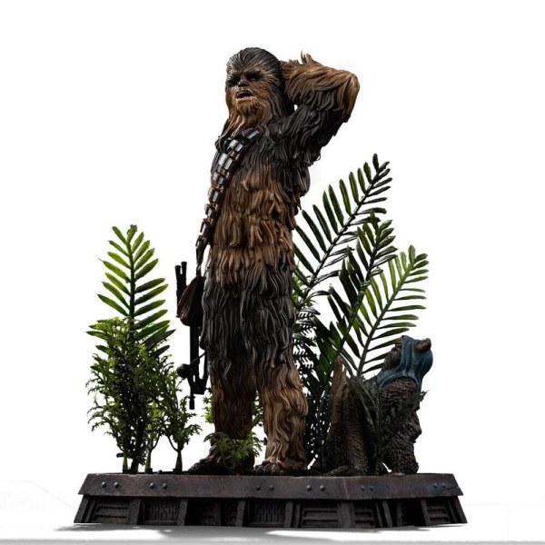 Art Scale Chewbacca en Tokkat 22 cm - Iron Studios Star Wars Episode VI