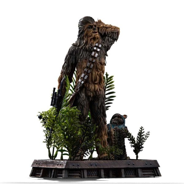 Art Scale Chewbacca en Tokkat 22 cm - Iron Studios Star Wars Episode VI