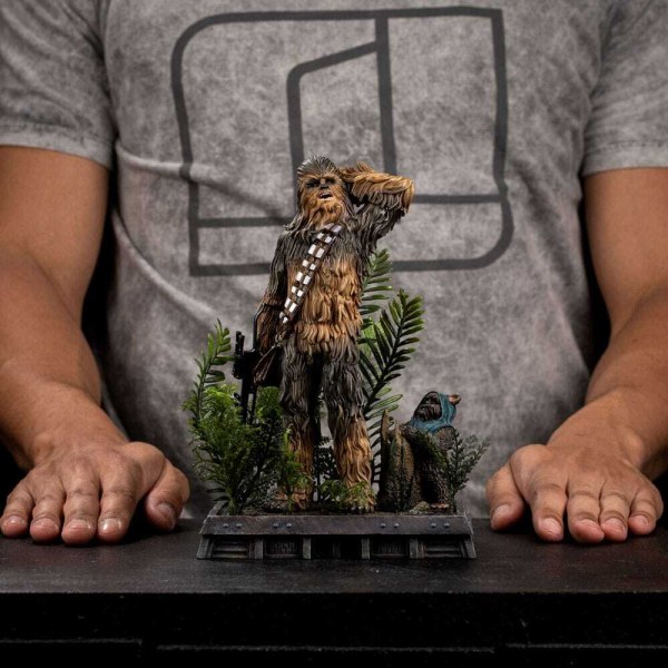Art Scale Chewbacca en Tokkat 22 cm - Iron Studios Star Wars Episode VI