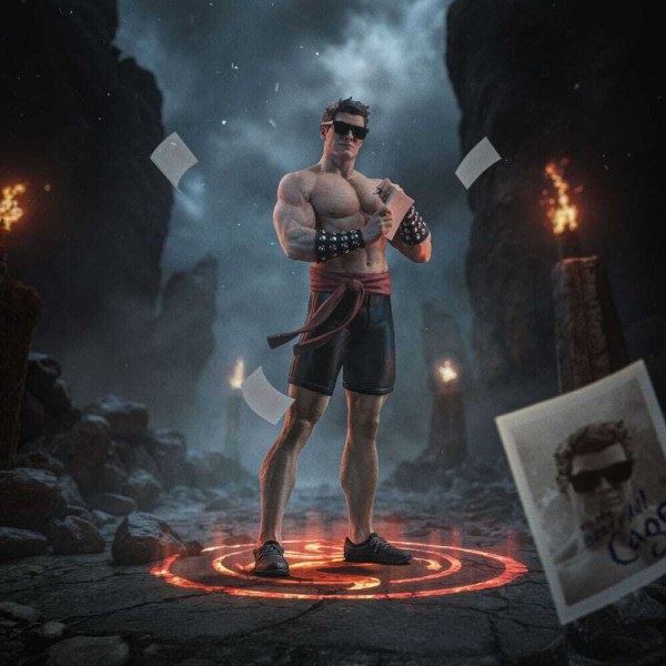 Johnny Cage Art Scale 24 cm - Iron Studios Mortal Kombat
