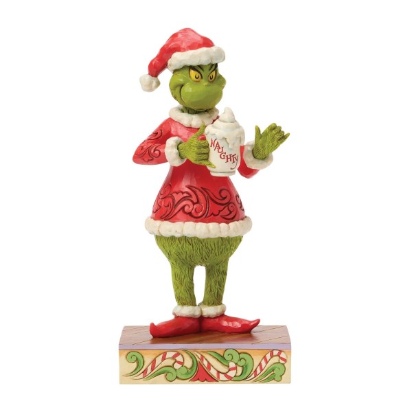Grinch met warme chocolademelk - JIM SHORE GRINCH