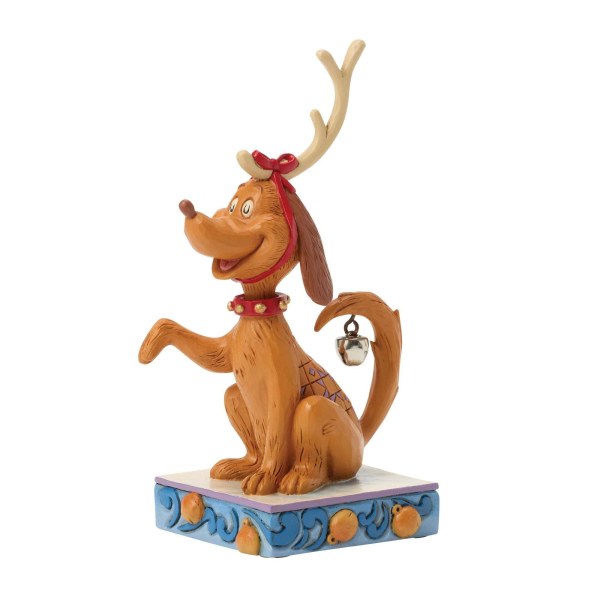 Max met bel aan zijn staart - JIM SHORE GRINCH