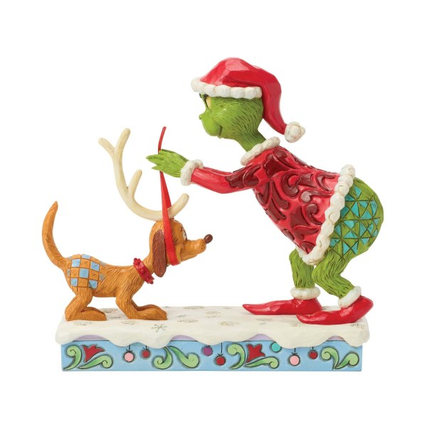 Grinch die geweien vastbindt - JIM SHORE GRINCH