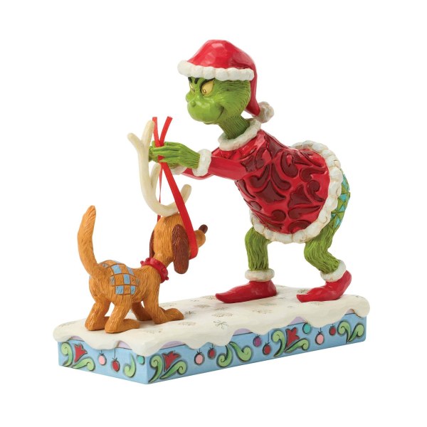 Grinch die geweien vastbindt - JIM SHORE GRINCH