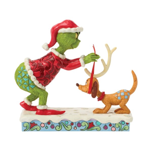 Grinch die geweien vastbindt - JIM SHORE GRINCH