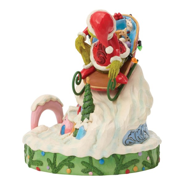 Grinch op een slee - JIM SHORE GRINCH