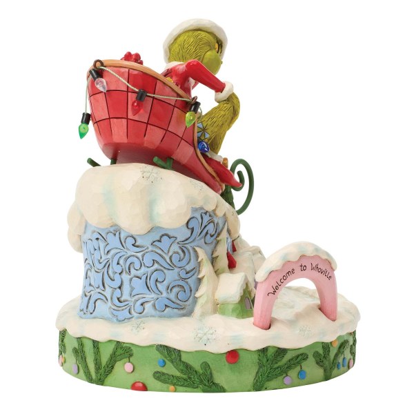 Grinch op een slee - JIM SHORE GRINCH