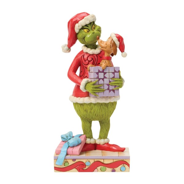 Grinch met cadeau - JIM SHORE GRINCH