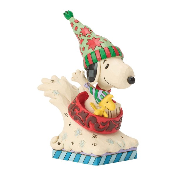 Snoopy en Woodstock hondenslee - Peanuts