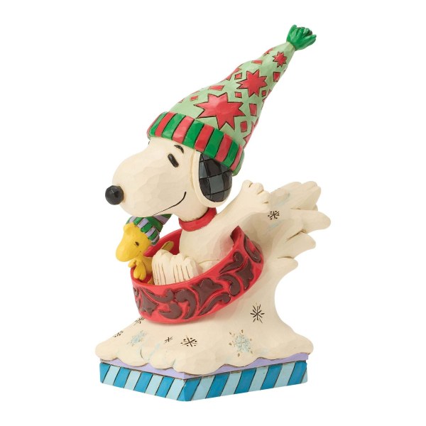 Snoopy en Woodstock hondenslee - Peanuts