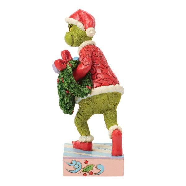 Grinch steelt kransen - JIM SHORE GRINCH