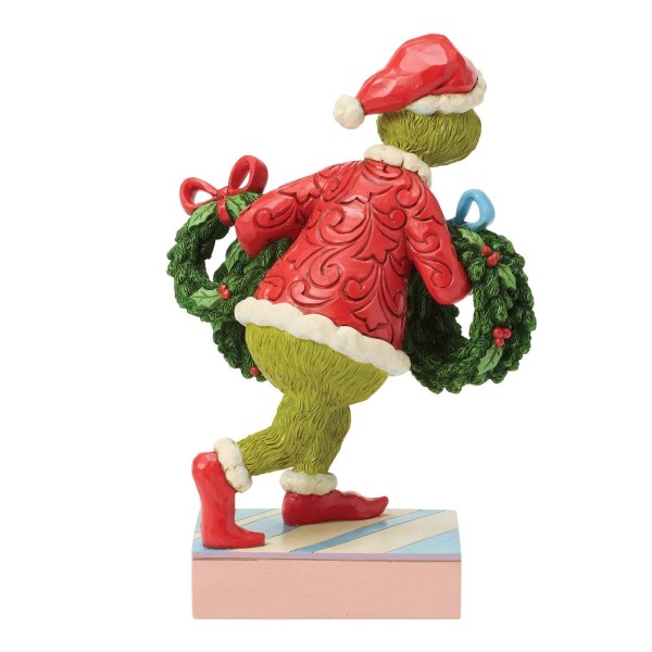 Grinch steelt kransen - JIM SHORE GRINCH