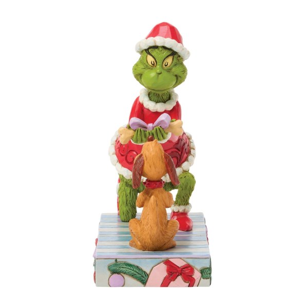 Grinch geeft Max - JIM SHORE GRINCH