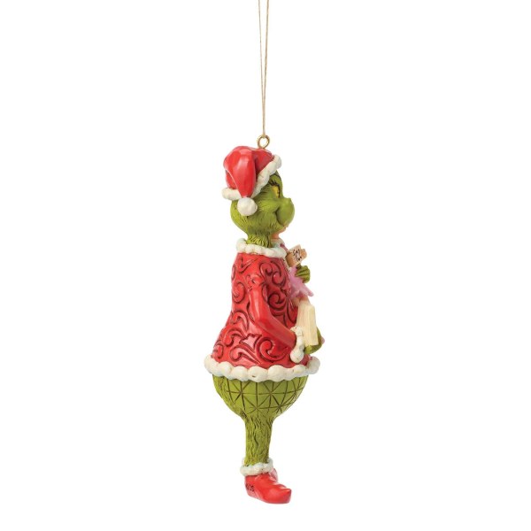 Ginch en Cindy Lou bordje als hangend ornament - JIM SHORE GRINCH
