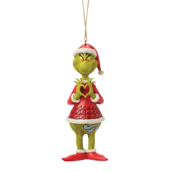 Grinch hartvormige handen hangend ornament - JIM SHORE GRINCH