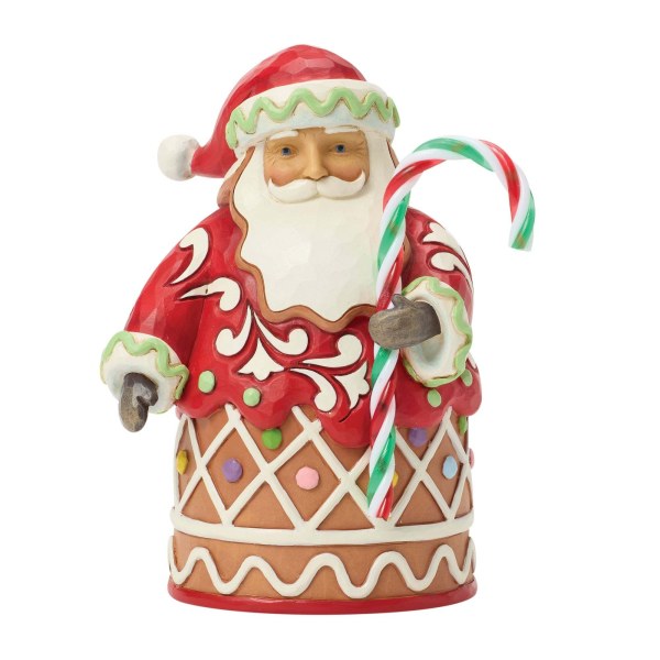 Peperkoekkerstman met zuurstok (pintformaat) - Heartwood Creek