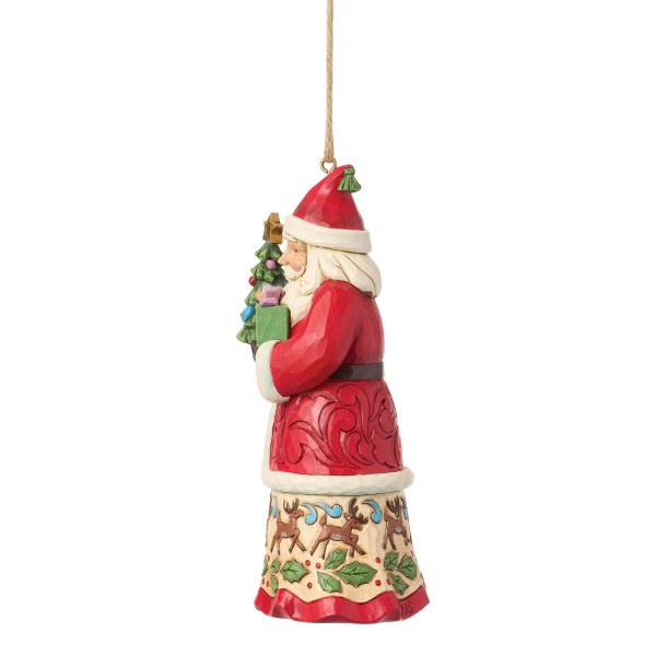 Kerstman met cadeautjes als hangend ornament - Heartwood Creek