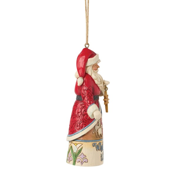 Zoon kerstman hangend ornament - Heartwood Creek