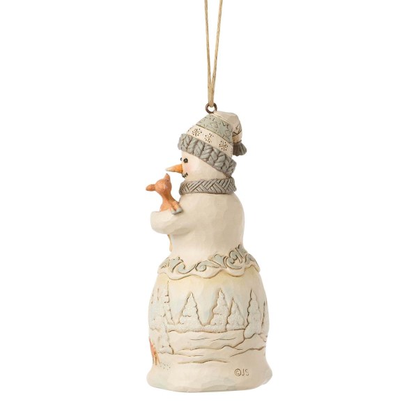 WitteWoodland sneeuwpop hangend ornament - Heartwood Creek