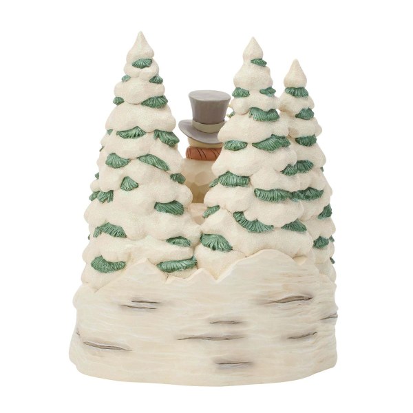 Witte bossneeuwpop met bos - Heartwood Creek