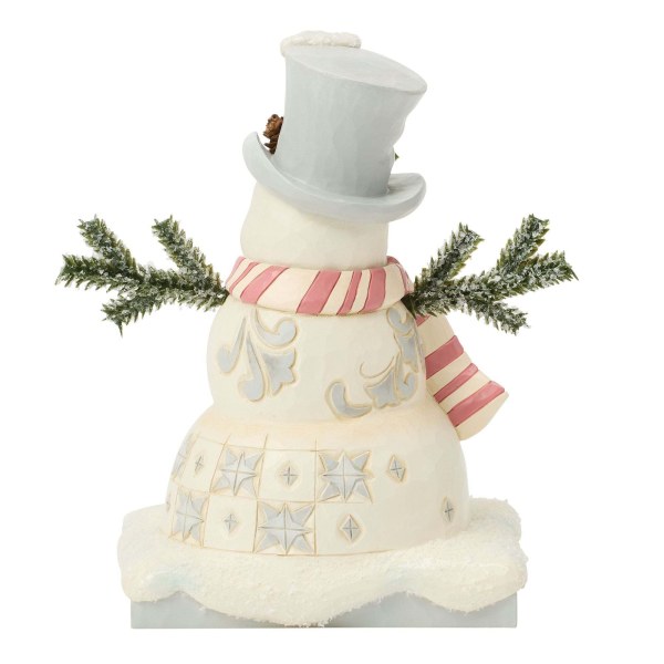 Witte sneeuwpop van Whitewood met bevroren muts - Heartwood Creek