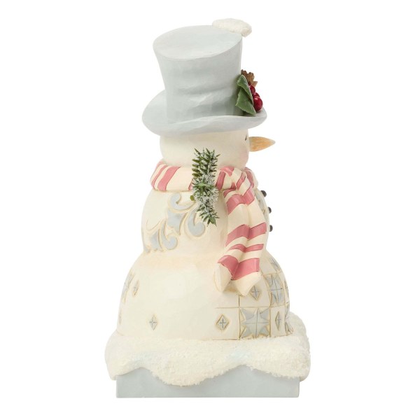 Witte sneeuwpop van Whitewood met bevroren muts - Heartwood Creek
