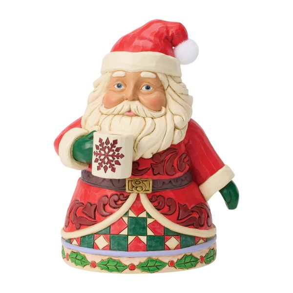 De kerstman drinkt warme chocolademelk - Heartwood Creek